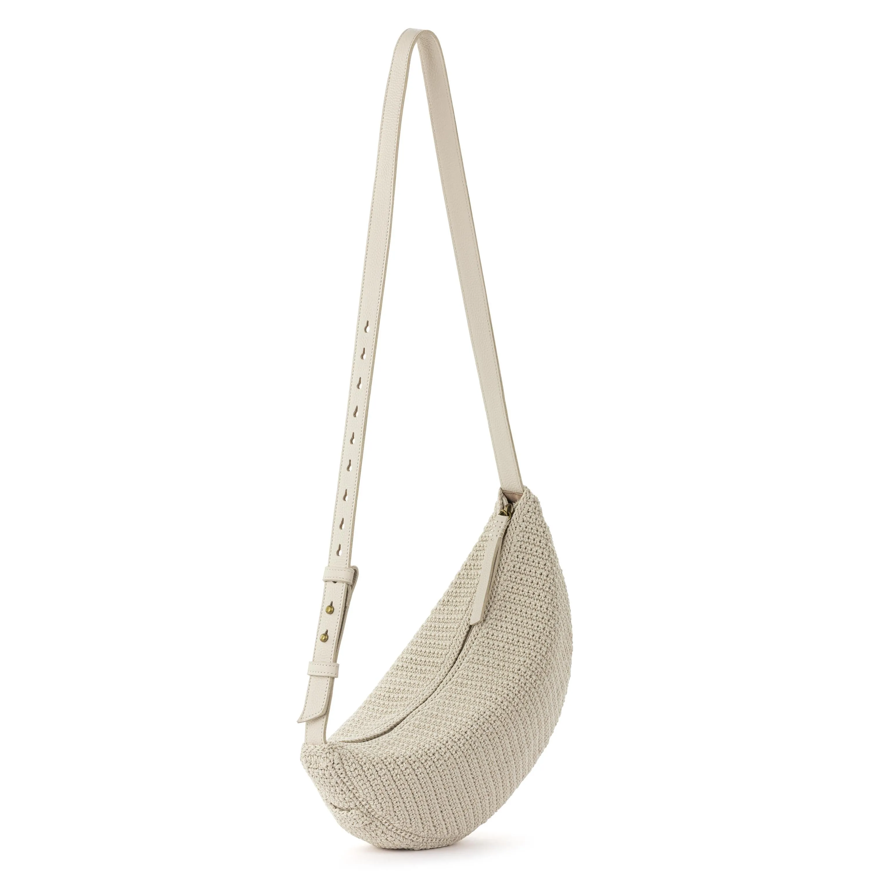 Tess Large Sling - Hand Crochet - Ecru