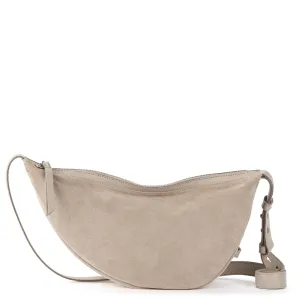 Tess Large Sling - Leather - Sand Suede Block
