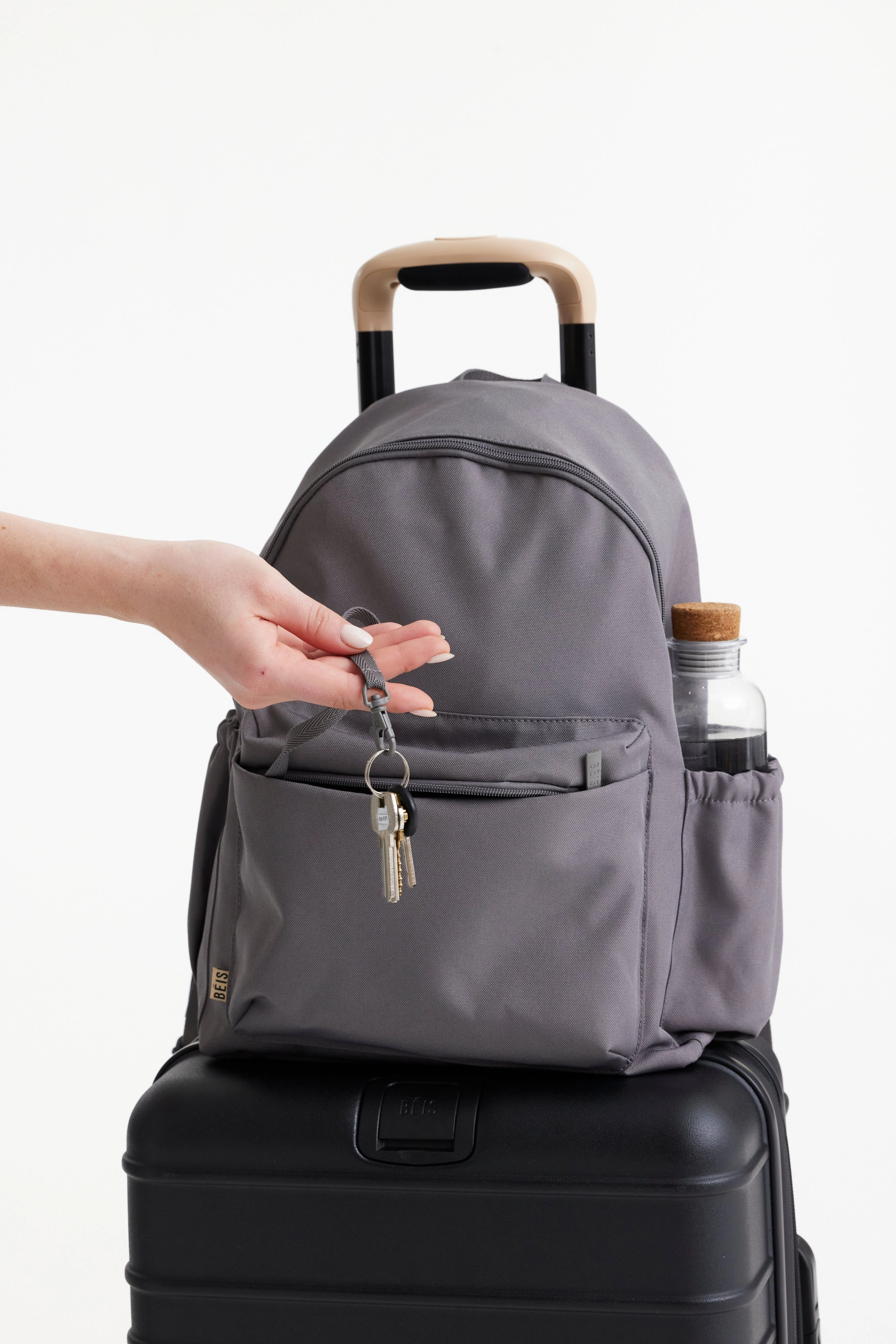 The BISics Backpack in Grey