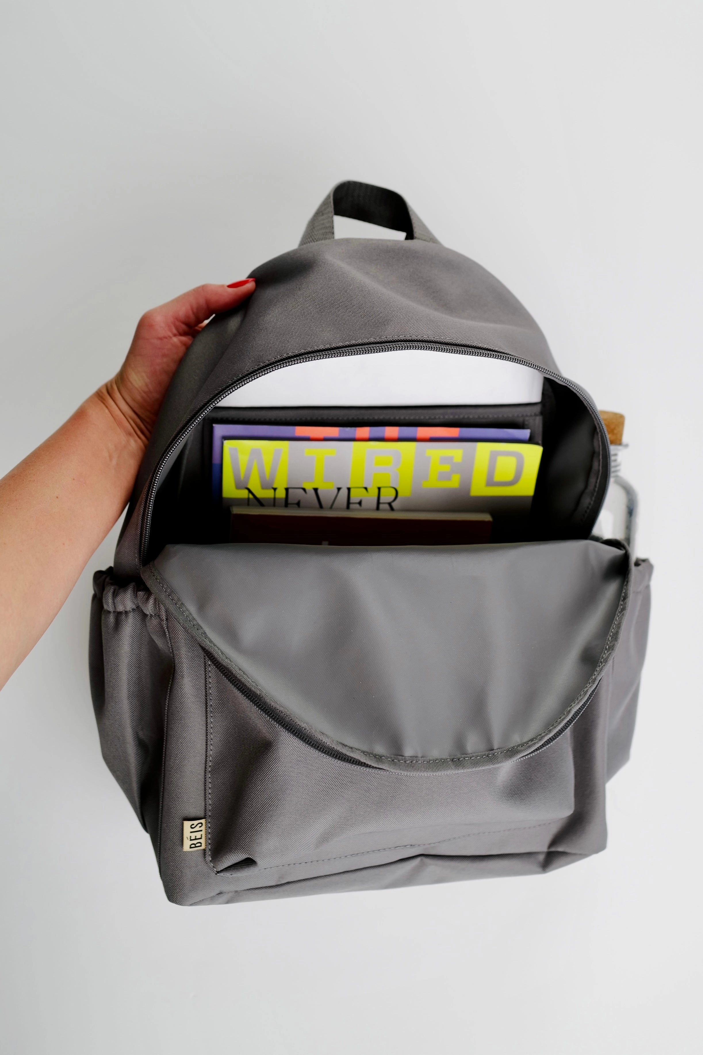 The BISics Backpack in Grey