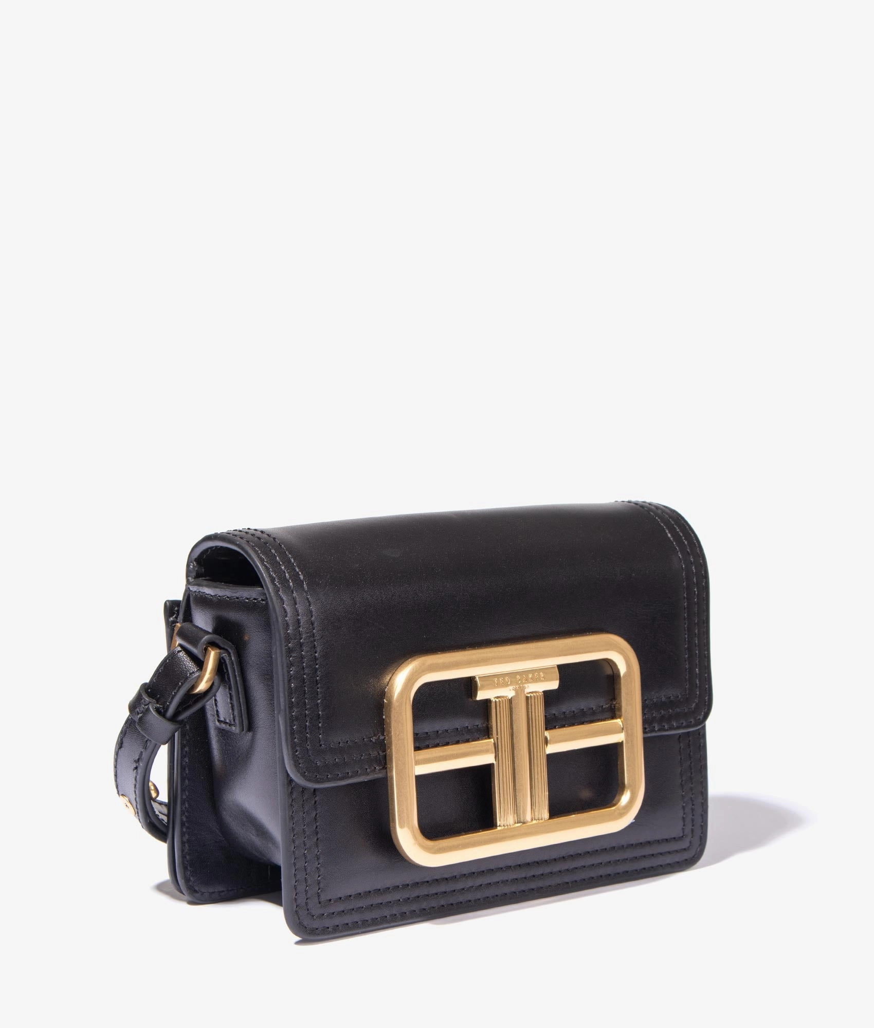 Tikisha bold statement mini crossbody in black
