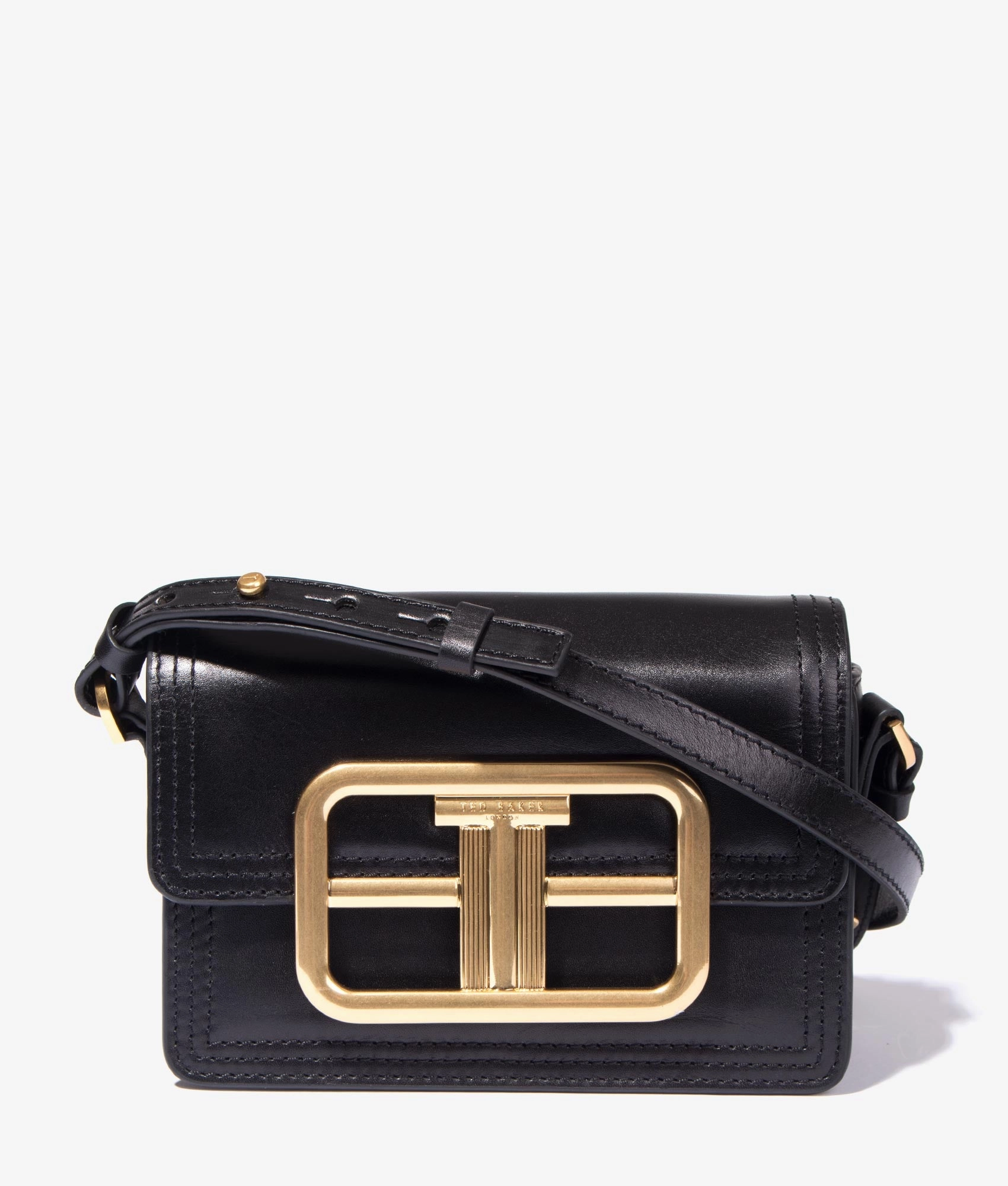 Tikisha bold statement mini crossbody in black