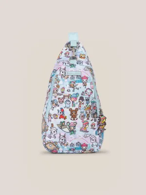 tokidoki Snow Day Crossbody Sling Diaper Bag  Ice Blue