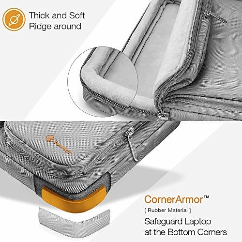 tomtoc 14 Inch Laptop Shoulder Bag with CornerArmor Protection, Compatible with 14" Lenovo ThinkPad