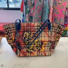 Tote Luxury Designer By Burberry, Size: Medium