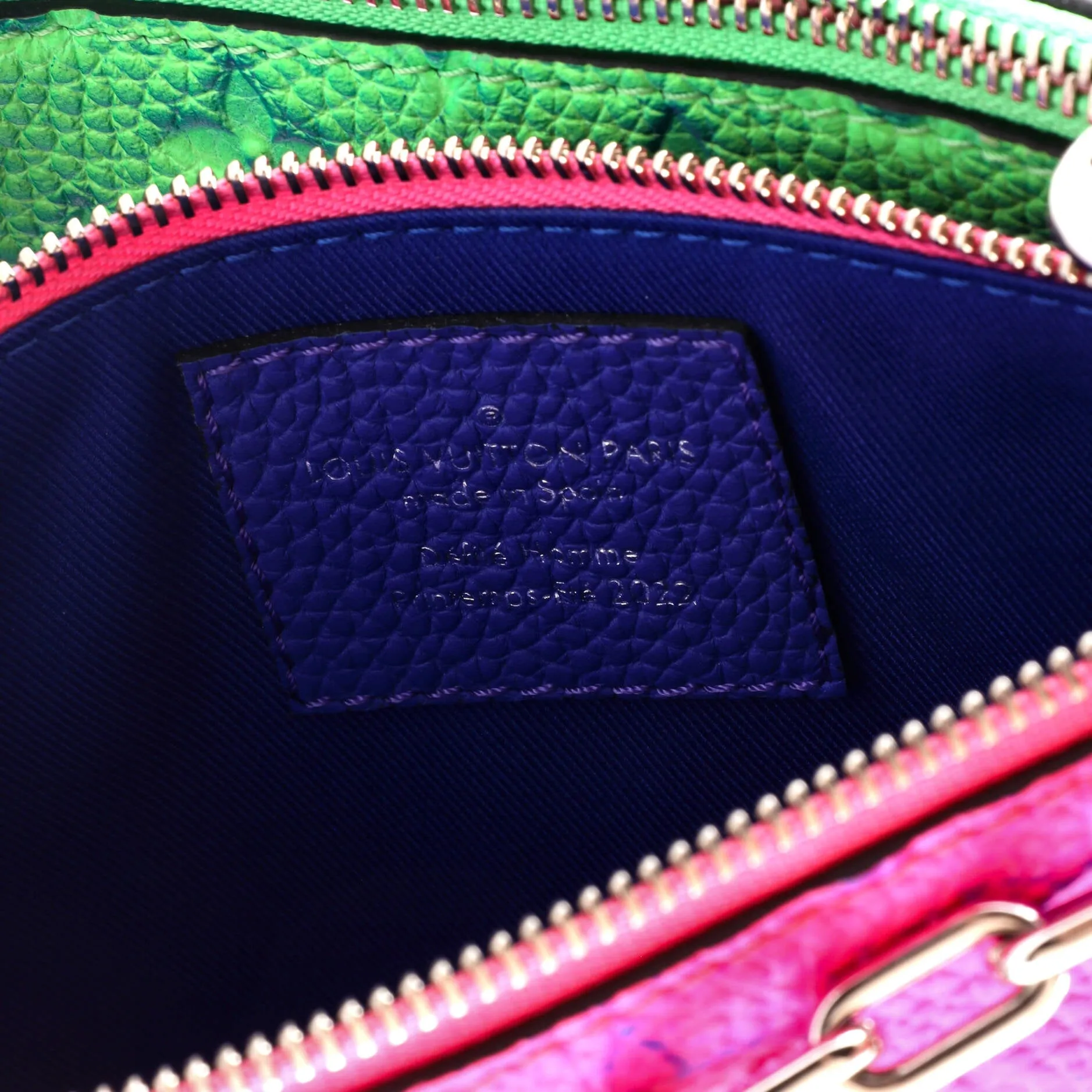 Trio Pouch Messenger Bag Limited Edition Illusion Monogram Taurillon Leather