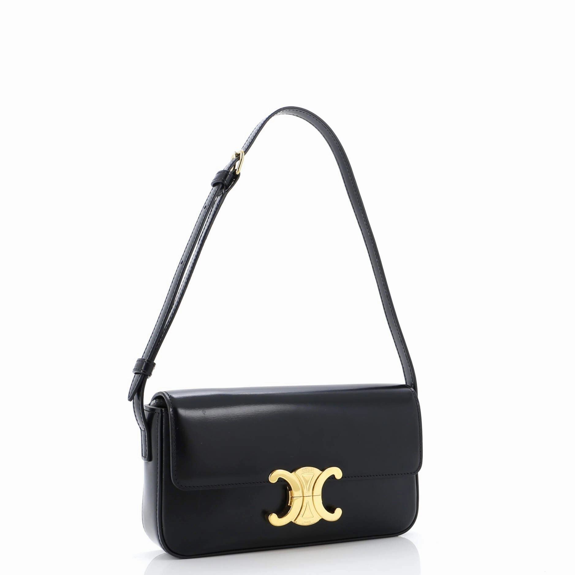 Triomphe East-West Shoulder Bag Smooth Calfskin