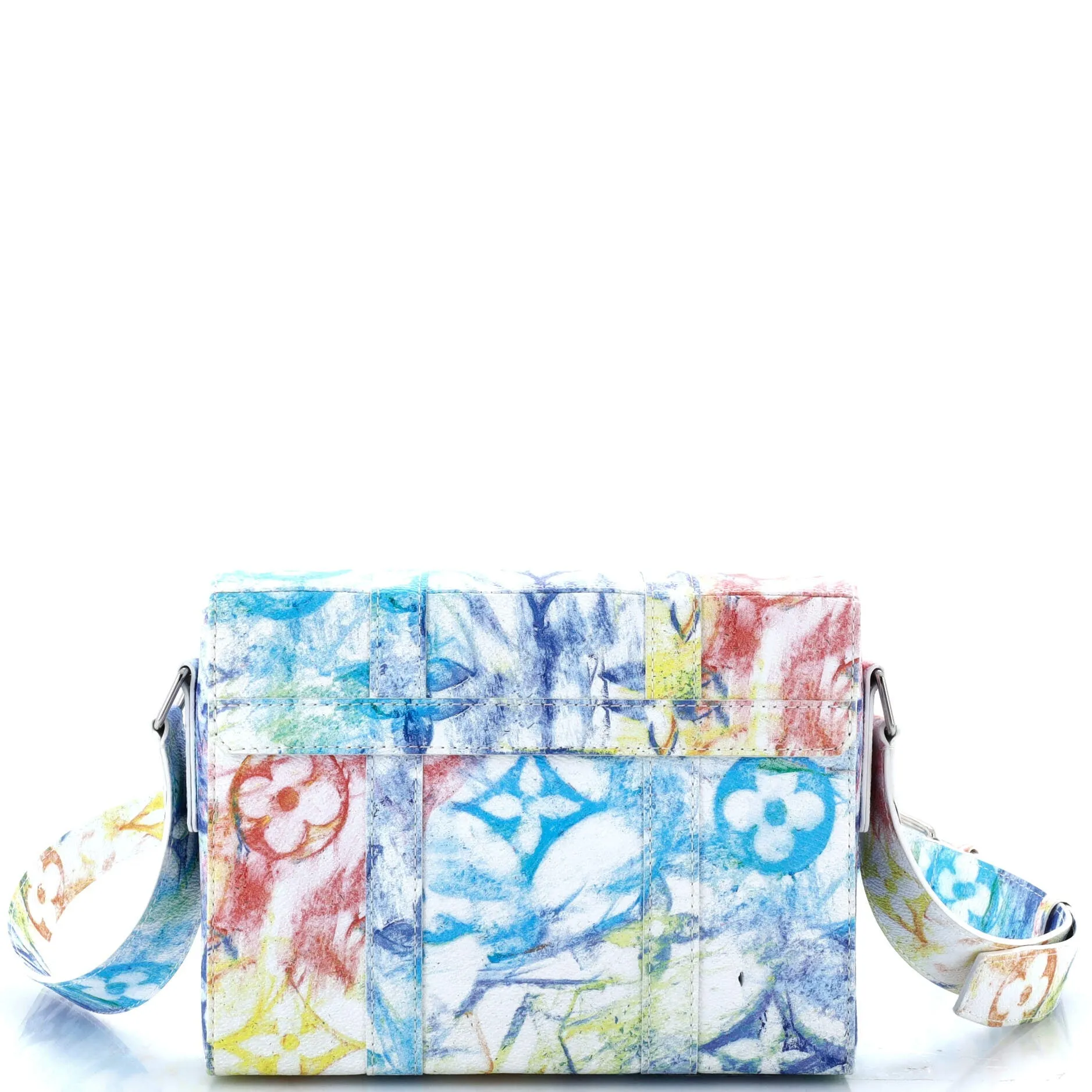 Trunk Messenger Bag Limited Edition Monogram Pastel Multicolor