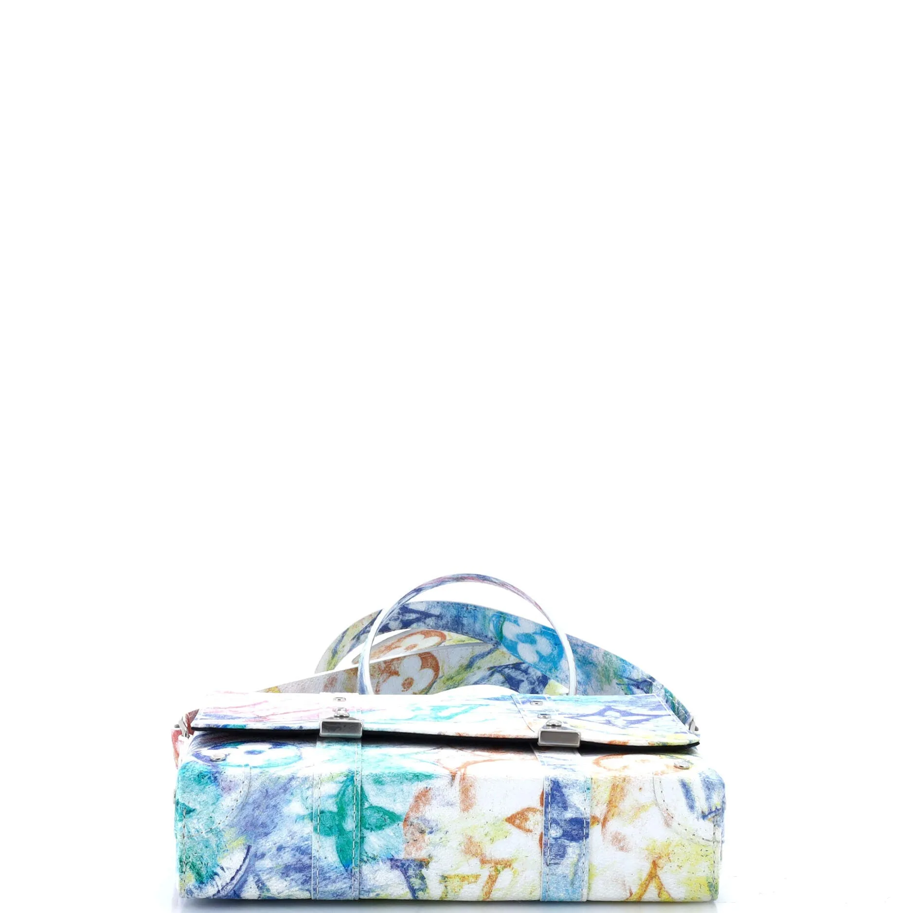 Trunk Messenger Bag Limited Edition Monogram Pastel Multicolor