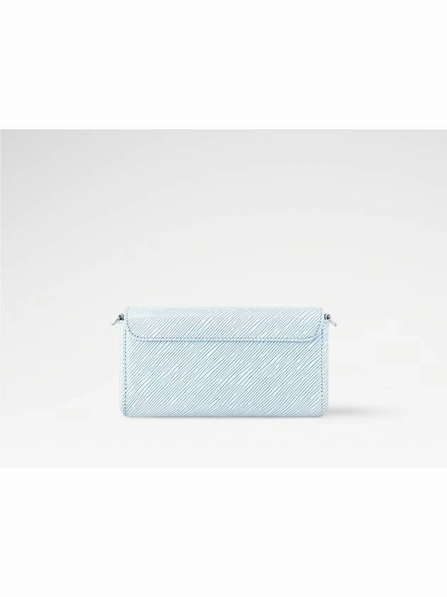 Twist West Pochette Shoulder Bag Luxury Wedding Gift Ice Blue M83478