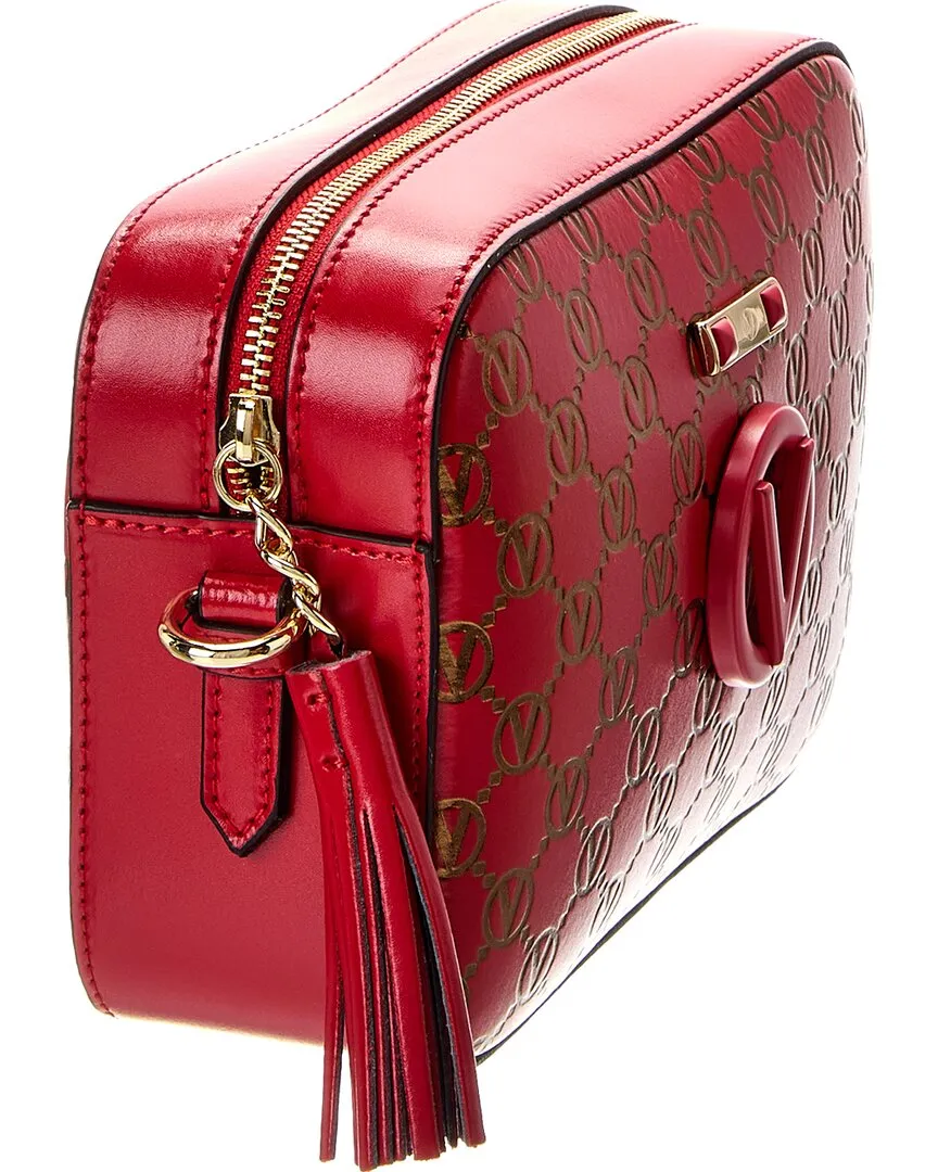 Valentino by Mario Valentino Babette Monogram Leather Crossbody