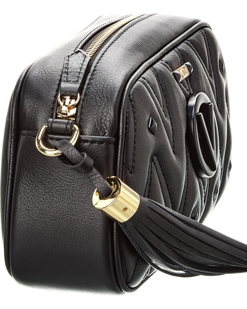Valentino by Mario Valentino Bella Diamond Leather Crossbody