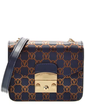 Valentino by Mario Valentino Bijou Monogram Leather Crossbody