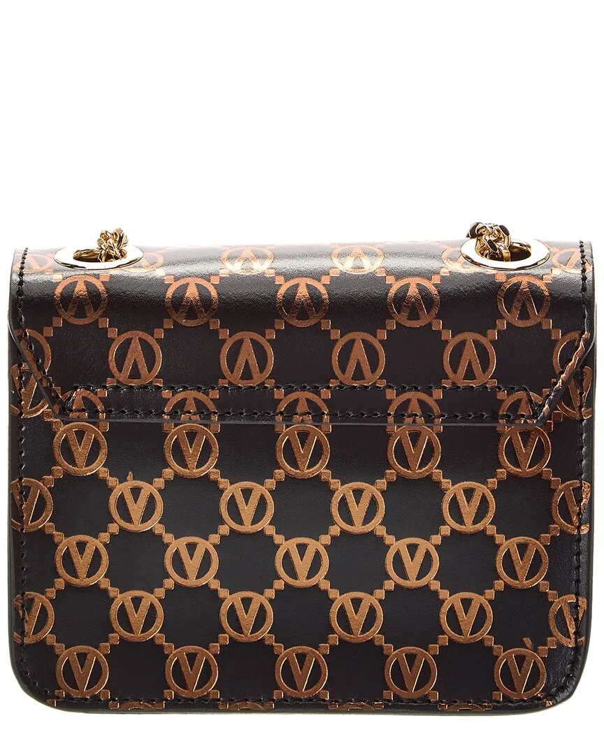 Valentino by Mario Valentino Bijou Monogram Leather Crossbody