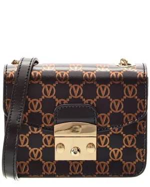 Valentino by Mario Valentino Bijou Monogram Leather Crossbody