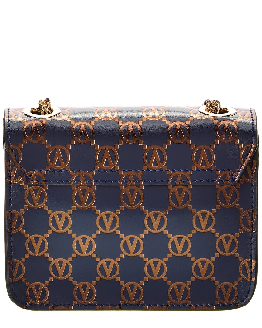 Valentino by Mario Valentino Bijou Monogram Leather Crossbody