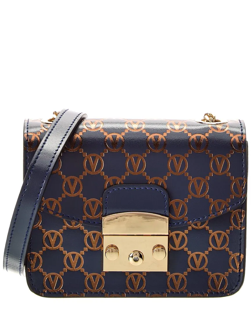 Valentino by Mario Valentino Bijou Monogram Leather Crossbody