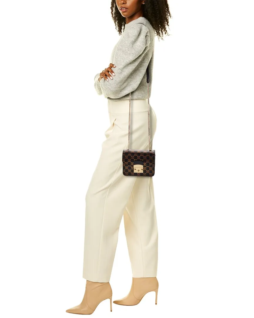 Valentino by Mario Valentino Bijou Monogram Leather Crossbody
