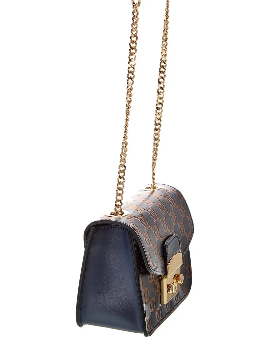 Valentino by Mario Valentino Bijou Monogram Leather Crossbody