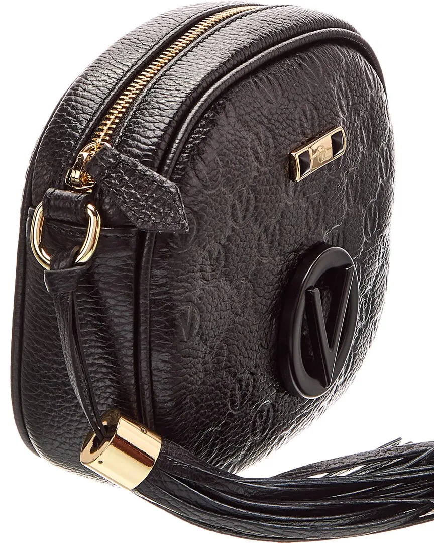 Valentino by Mario Valentino Nina Dollaro Monogram Leather Crossbody