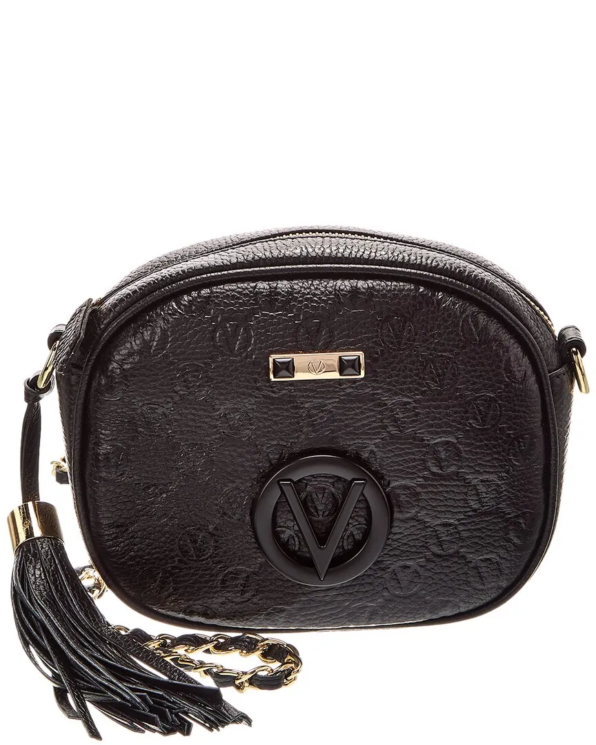 Valentino by Mario Valentino Nina Dollaro Monogram Leather Crossbody