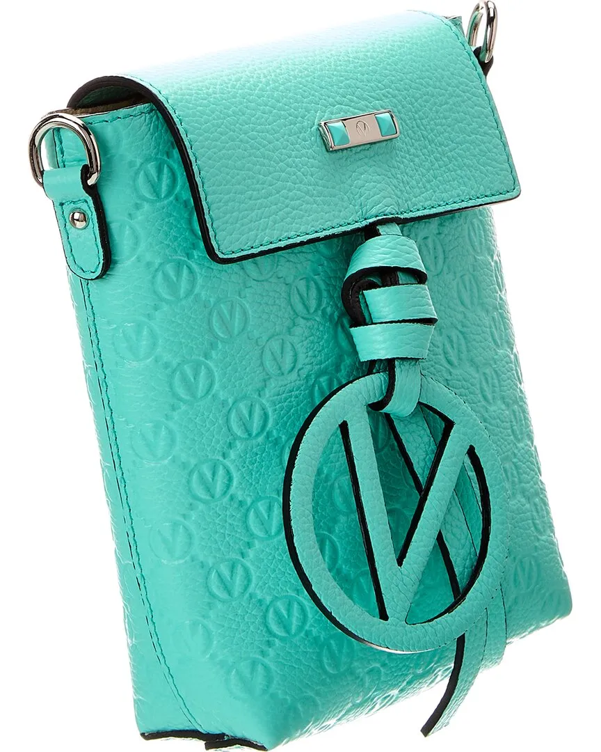 Valentino by Mario Valentino Salma Medallion Leather Crossbody
