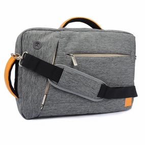 Vangoddy Slate 15.6 Inch 3 in 1 Laptop Bag Backpack Shoulder (Gray) for Dell
