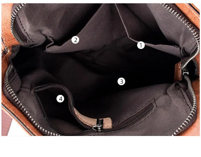Vintage Coffee LEATHER MEN'S Small Side bag Brown Vertical Phone Bag MESSENGER BAG Courier Bag FOR MEN