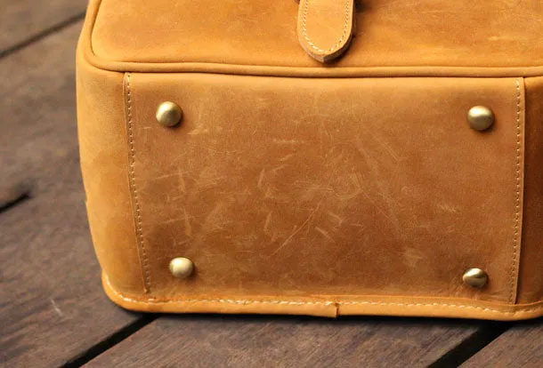 Vintage Leather Mens Camera Bag Shoulder Bag Messenger for men