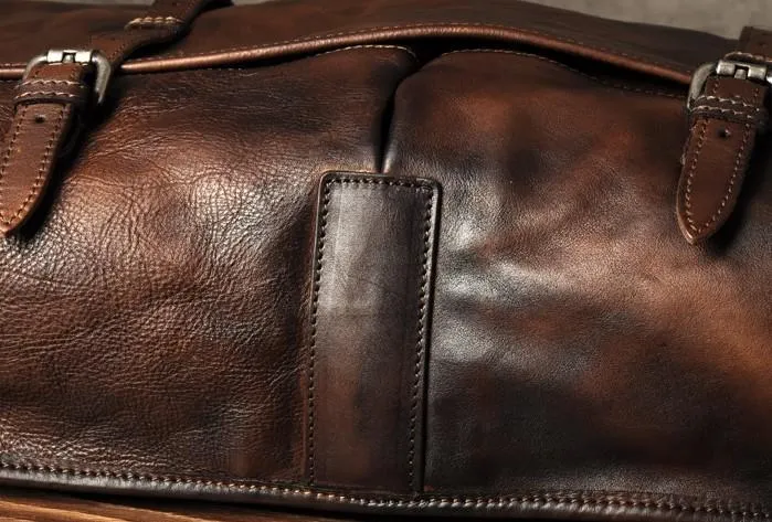 Vintage Leather Mens Cool Messenger Bag Shoulder Bags for men