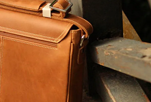 Vintage Leather Messenger Bags Cool Travel Messenger Bag Shoulder Bag for Men