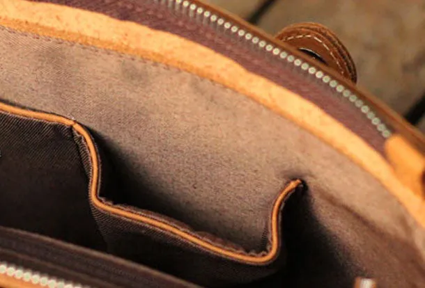 Vintage Leather Messenger Bags Cool Travel Messenger Bag Shoulder Bag for Men