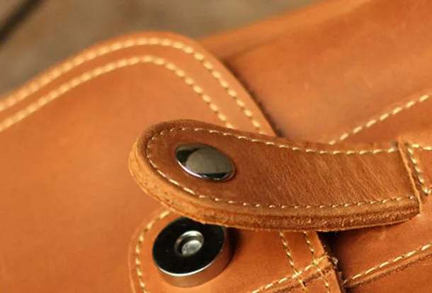 Vintage Leather Messenger Bags Cool Travel Messenger Bag Shoulder Bag for Men