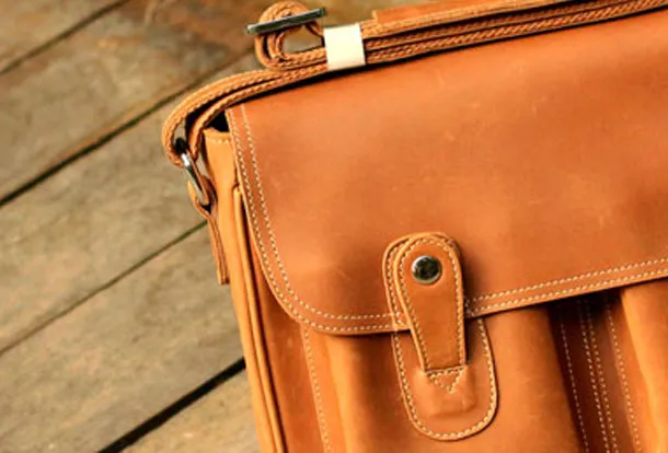 Vintage Leather Messenger Bags Cool Travel Messenger Bag Shoulder Bag for Men