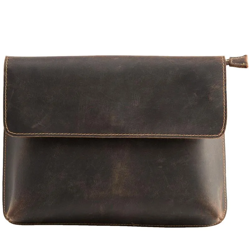 Vintage Leather Small Mens Cool Messenger Bags Small Shoulder Bag for Men