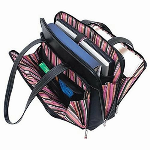 Wenger SwissGear Rhea Women's 15.4 Inch Laptop Business Organizer Tote - Black