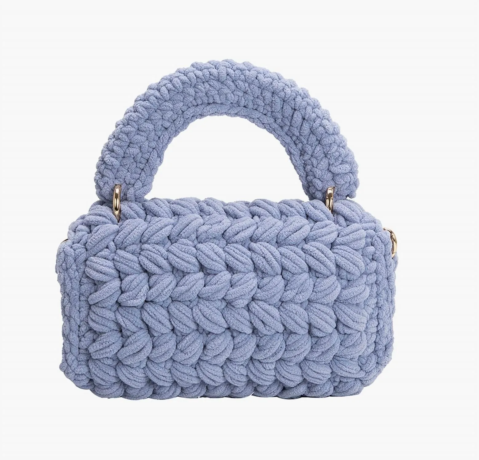 Women's Avery Chenille Crossbody Bag In Sky