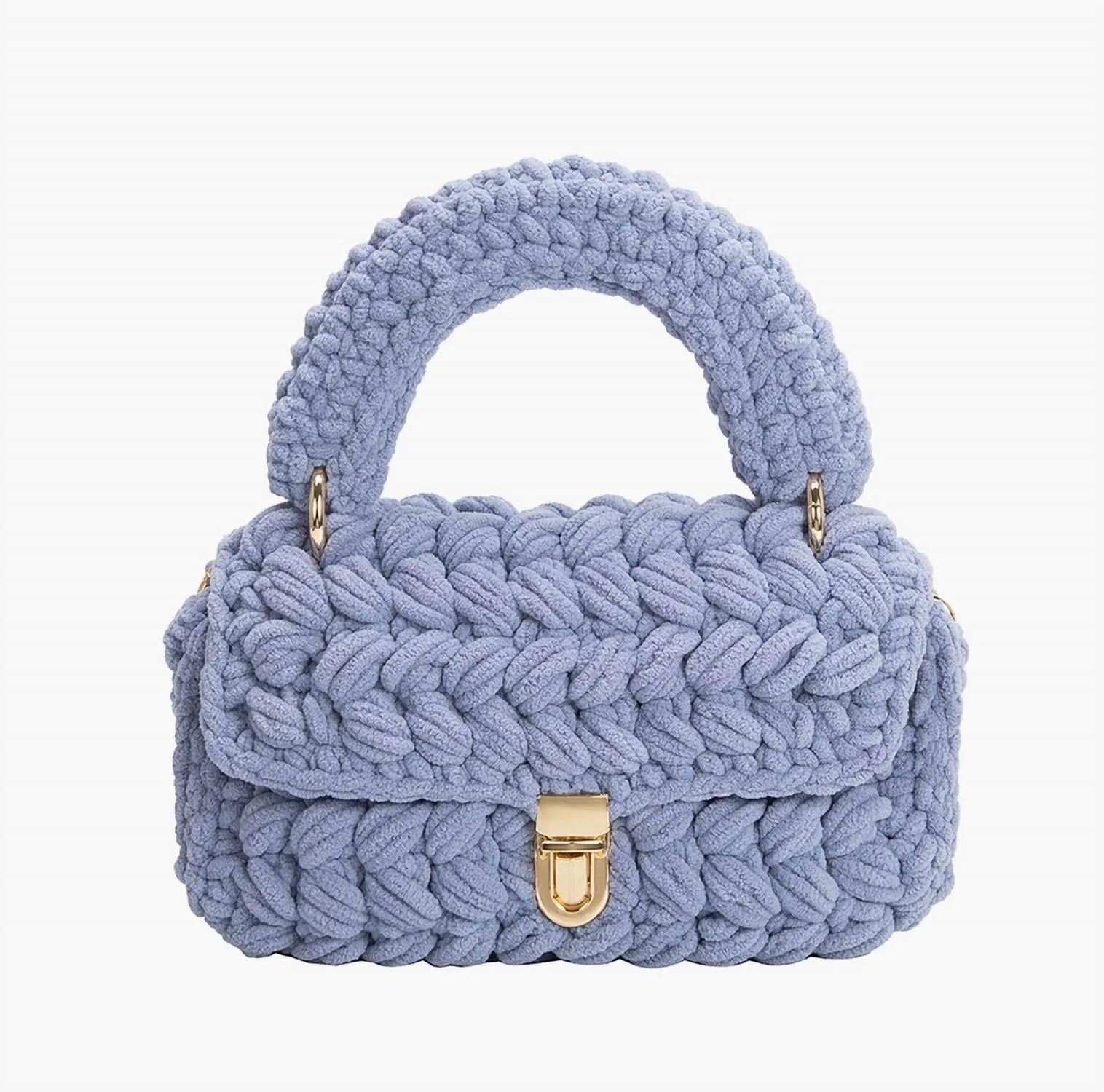 Women's Avery Chenille Crossbody Bag In Sky