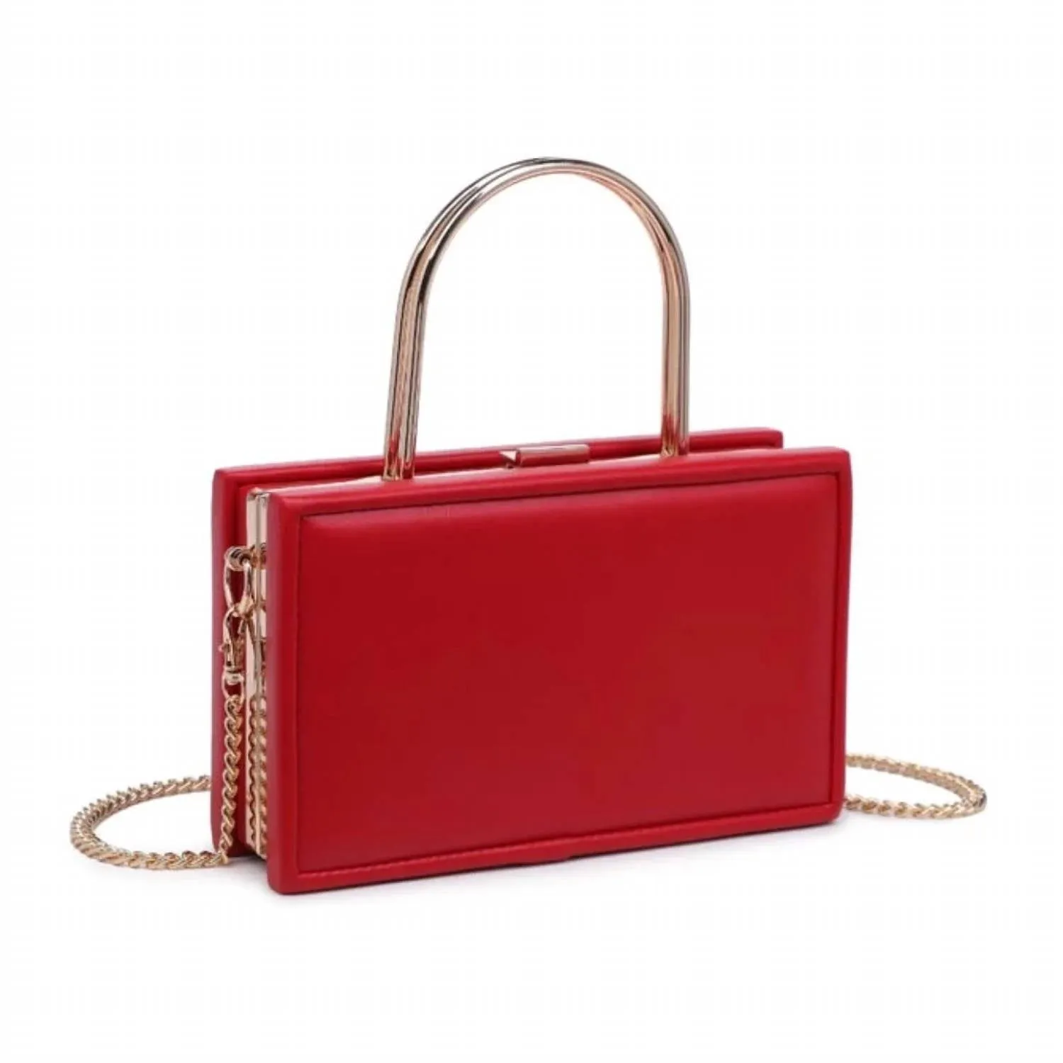 Women's Charlie Evening Bag In Red