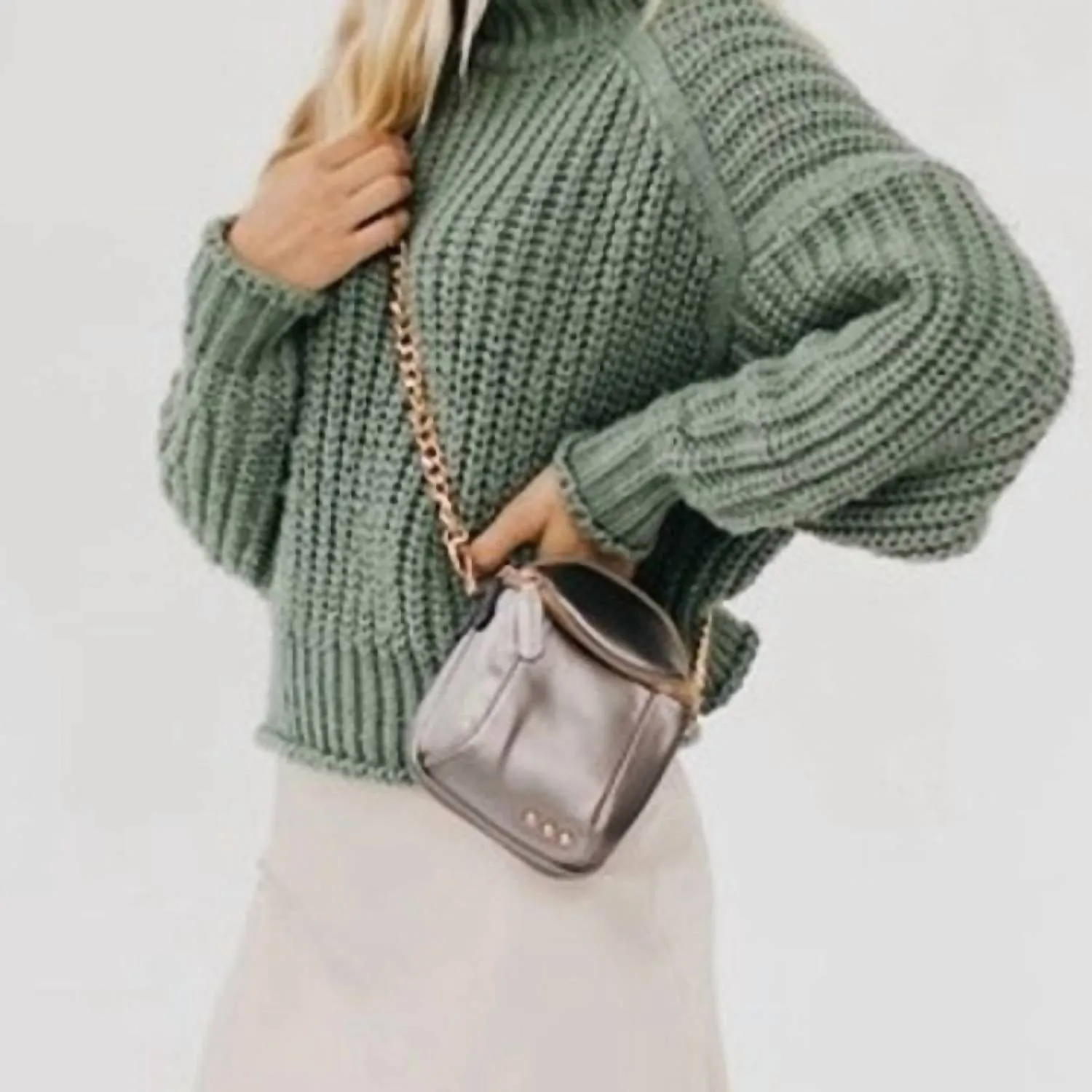 Women's Ellie Dual Straps Crossbody Bag In Grey Silver