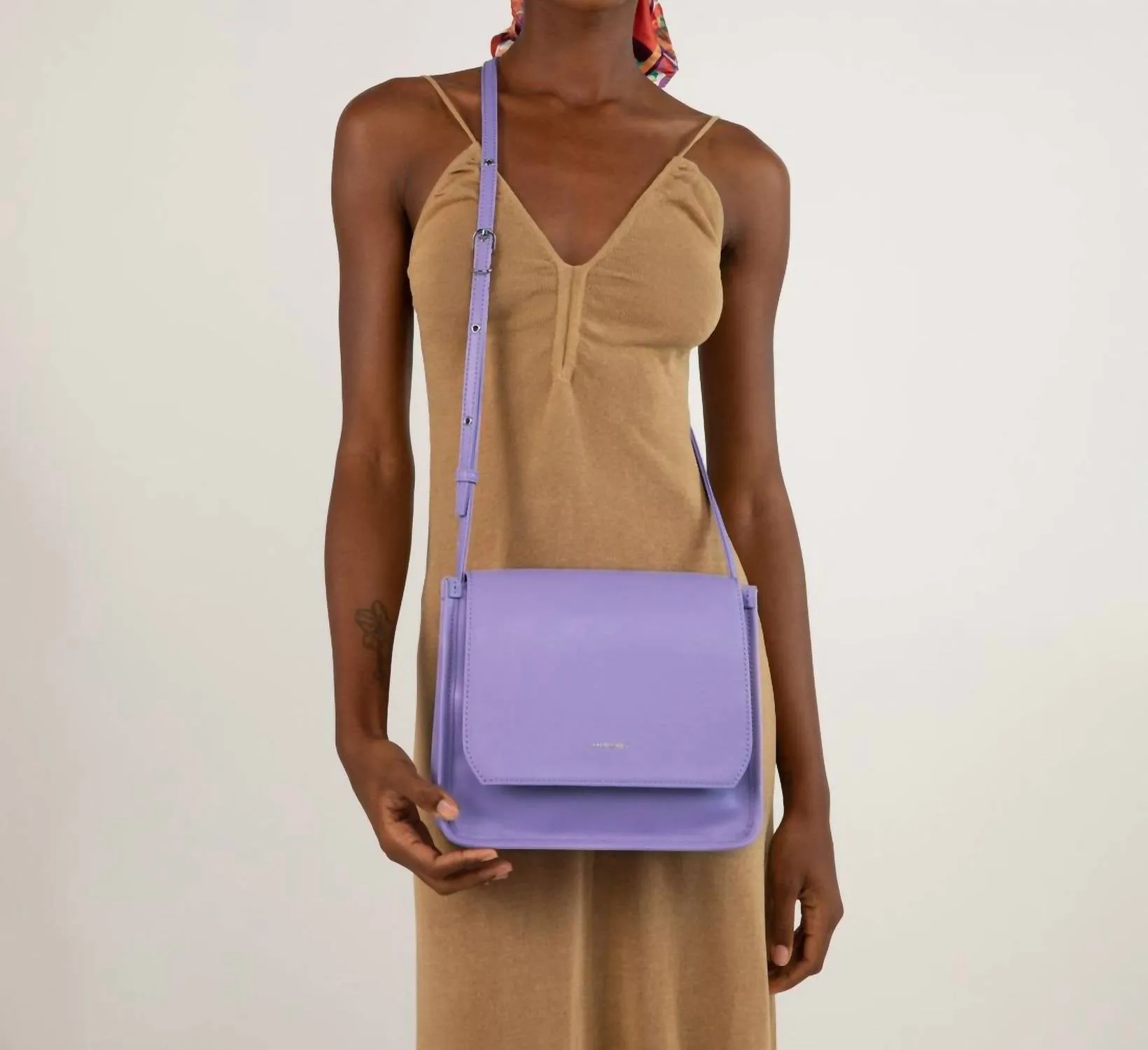 Women's Lev Vegan Crossover Crossbody Bag In Confetti