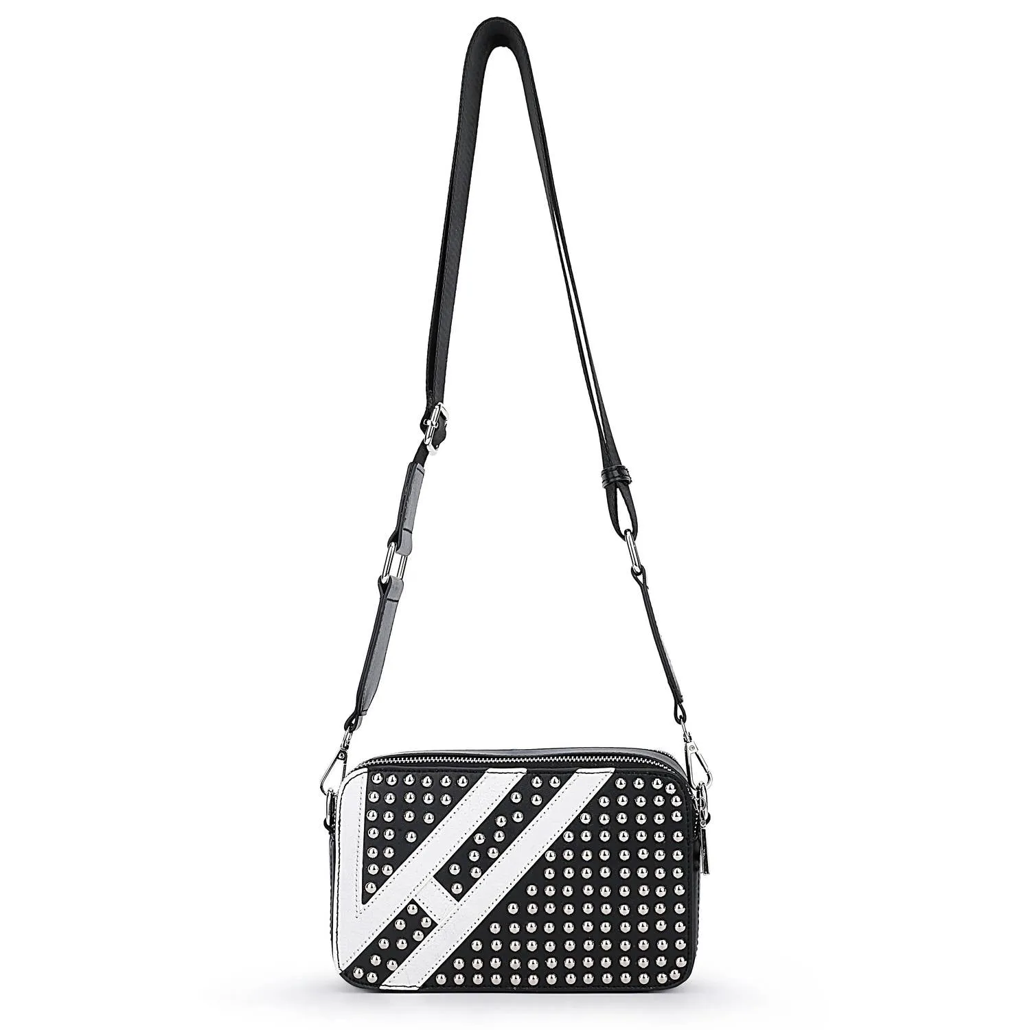 Women's Meme Handbag In Black/white
