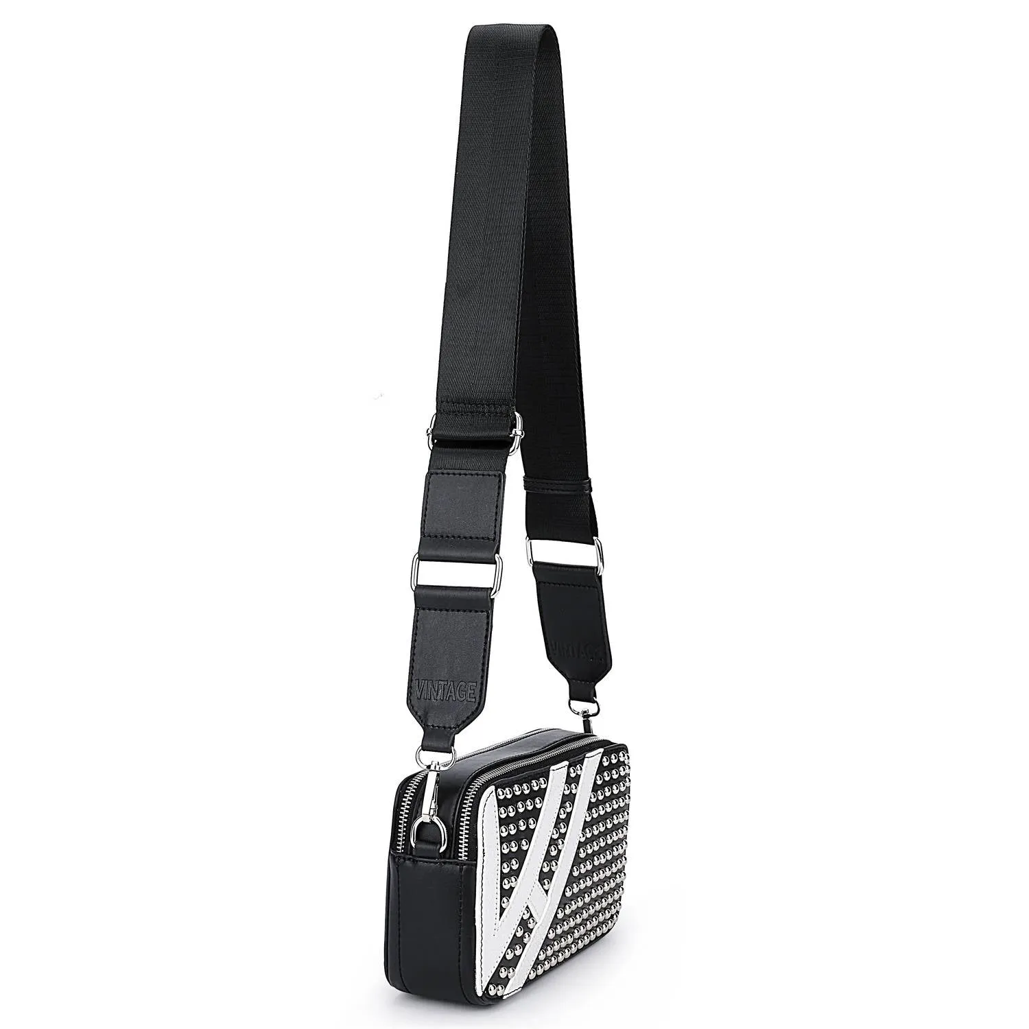 Women's Meme Handbag In Black/white