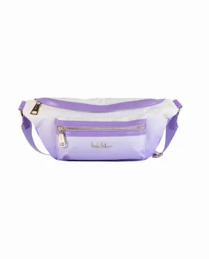 Women's Nylon Sling Crossbody Bag In Lavender Ombre