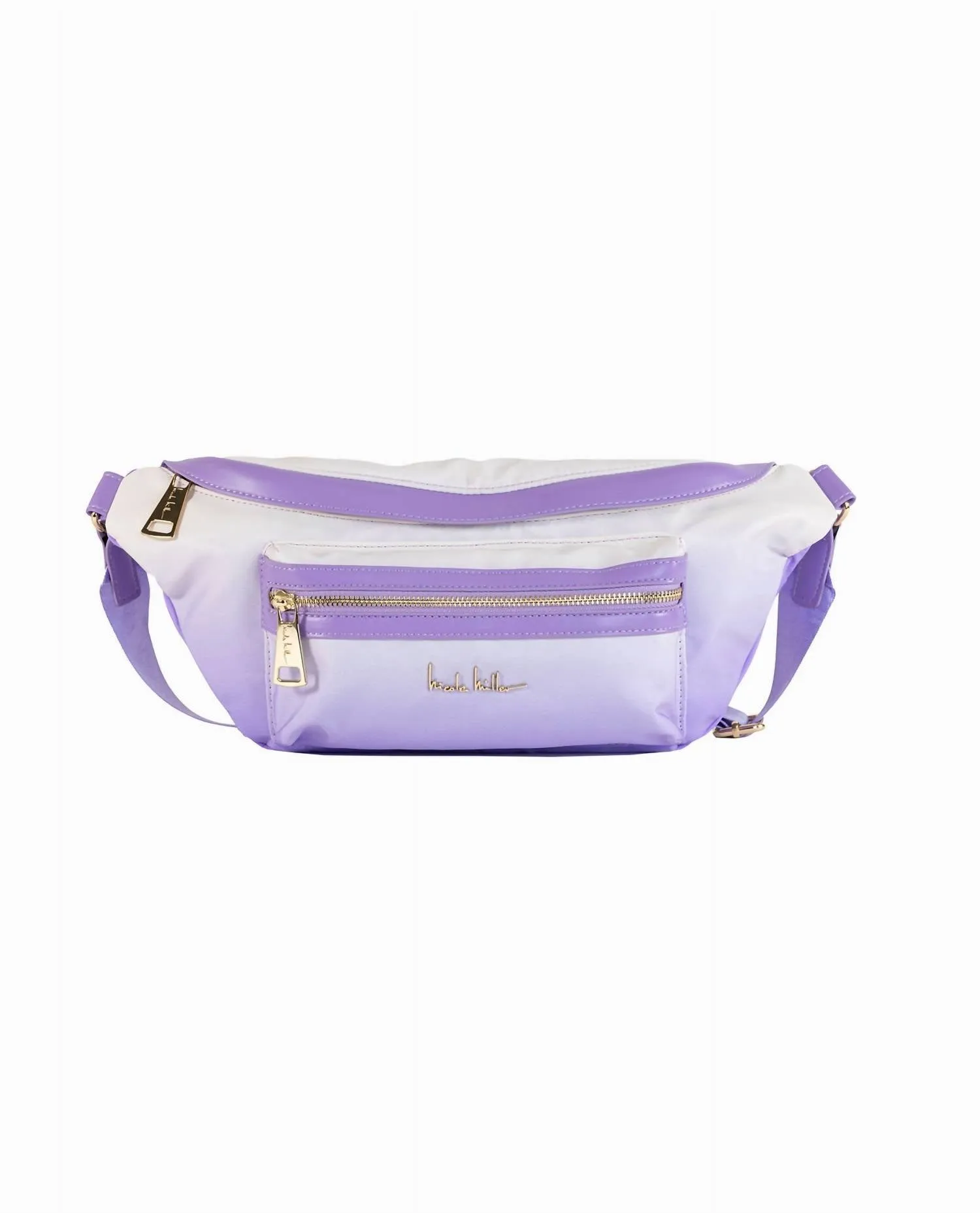 Women's Nylon Sling Crossbody Bag In Lavender Ombre