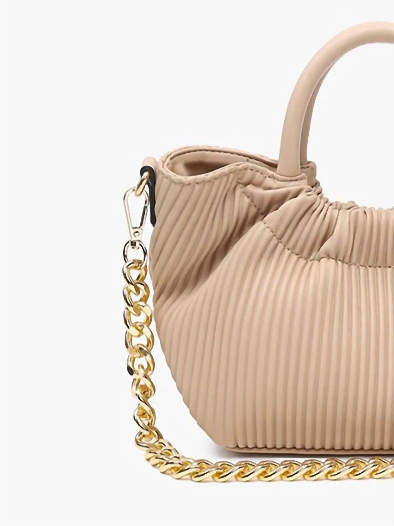 Women's Valency Vegan Twist-Lock Crossbody Bag In Taupe