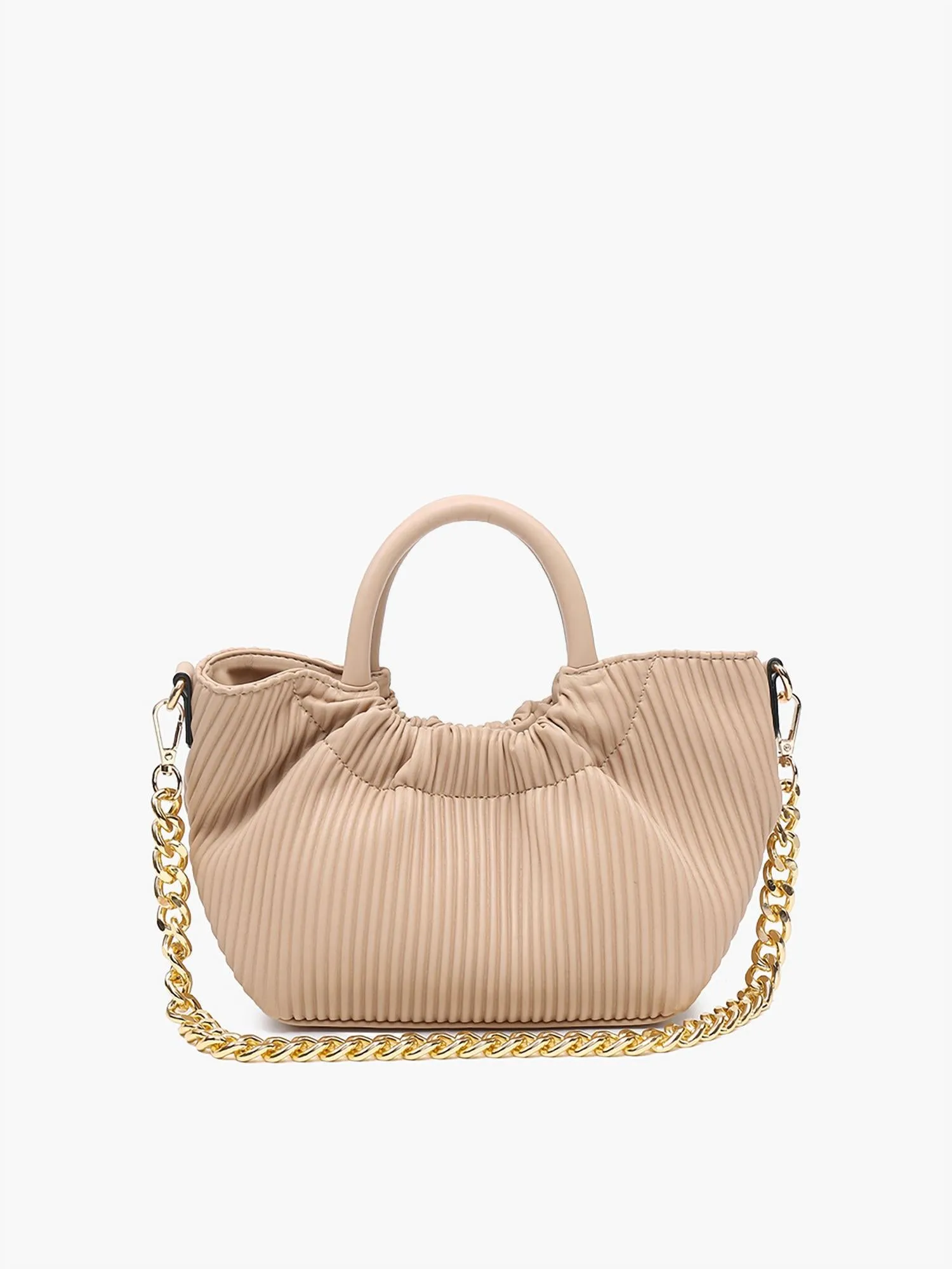 Women's Valency Vegan Twist-Lock Crossbody Bag In Taupe