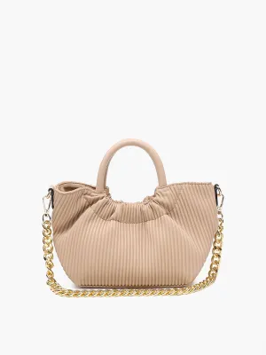 Women's Valency Vegan Twist-Lock Crossbody Bag In Taupe