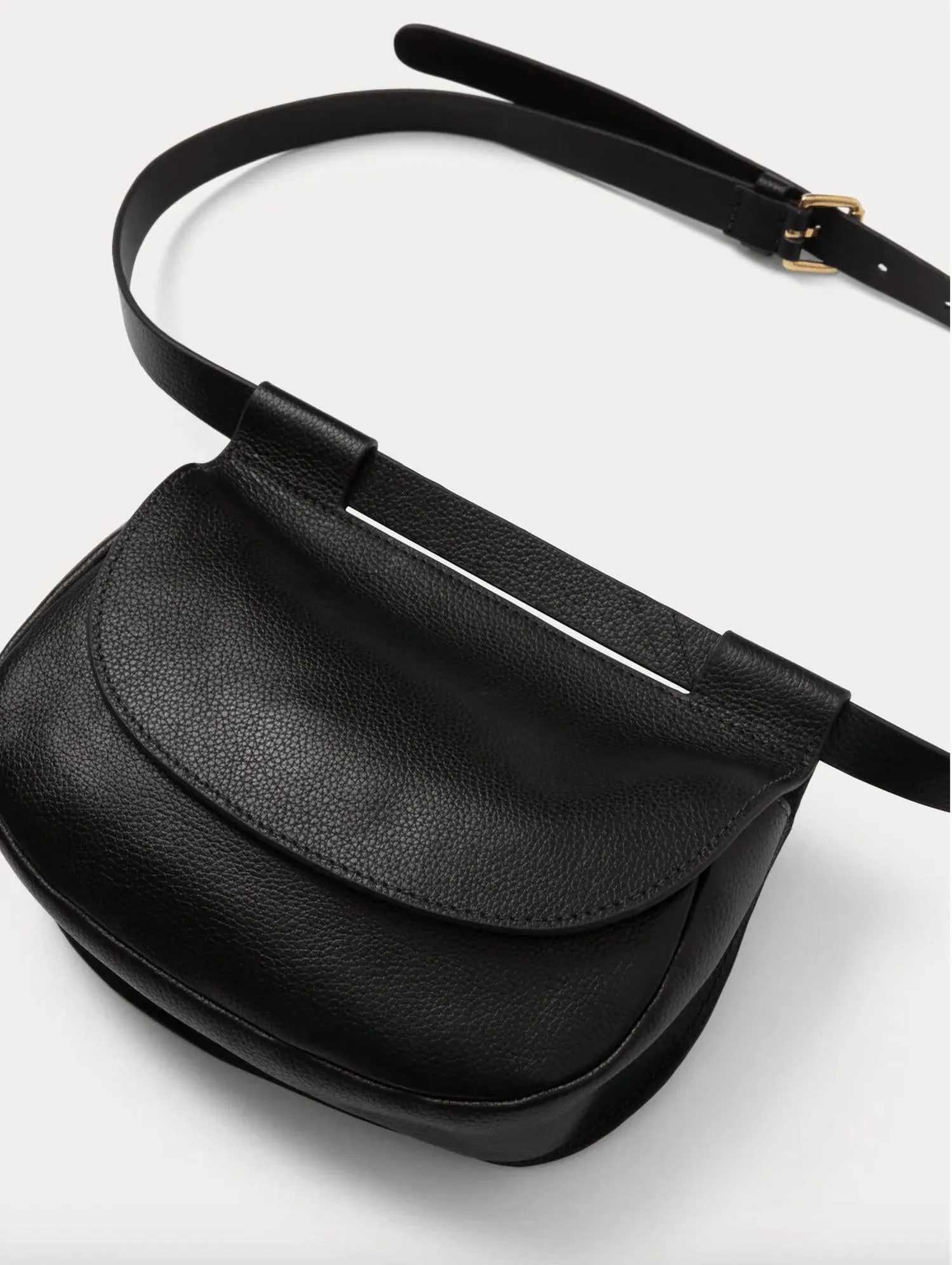 Women's Waist Bag In Black