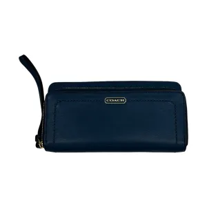 Wristlet Designer By Coach In Blue, Size:Large